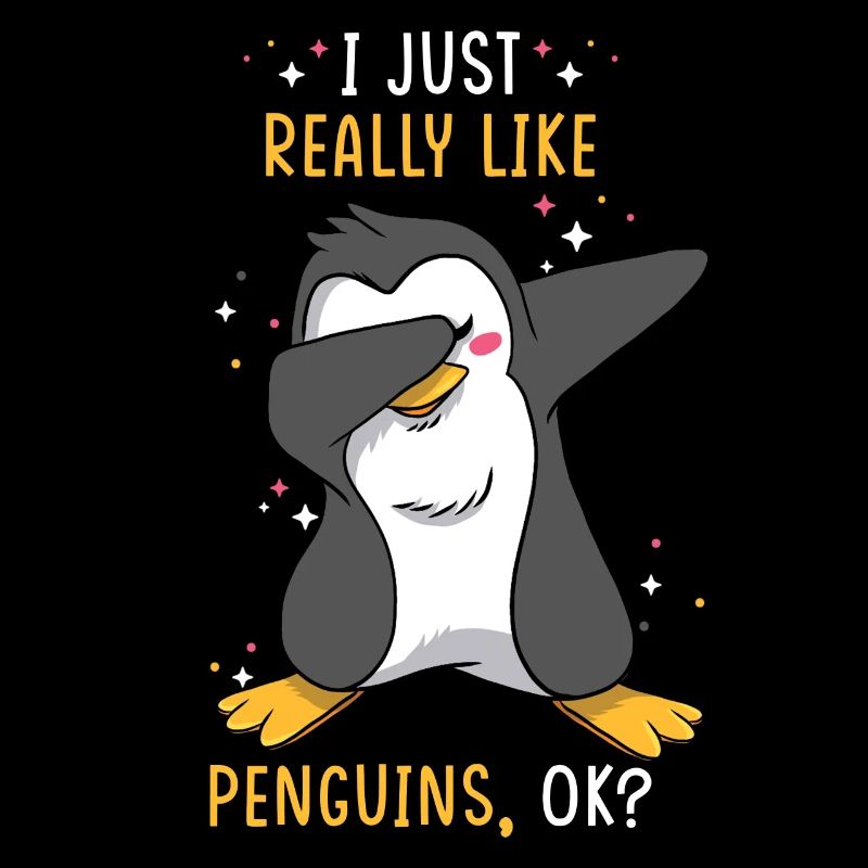 Pinguin Liebe Pinguin Spruch