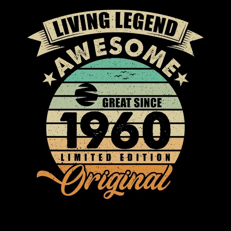 1960 Geburtstag Retro Orginal