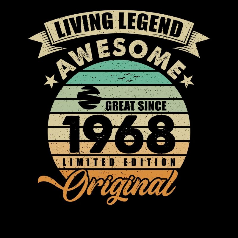 1968 Geburtstag Retro Orginal