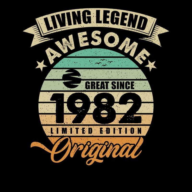 1982 Anniversaire Retro Orginal