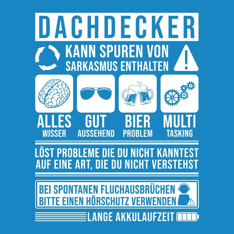 Dachdecker Sprüche Dachdecker