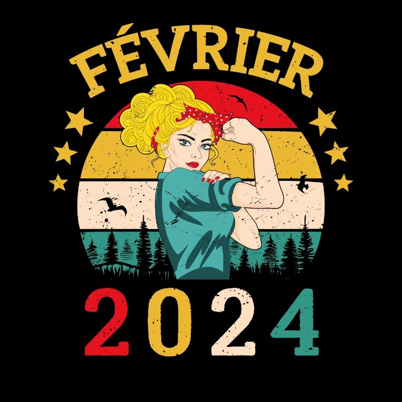 Février 2024 anniversaire idée cadeau vintage 2024