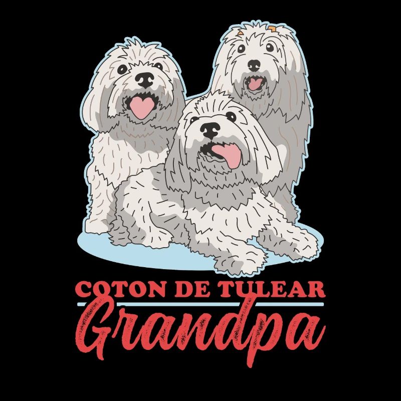 Coton de Tulear Grandpa Hundehalter Geschenk