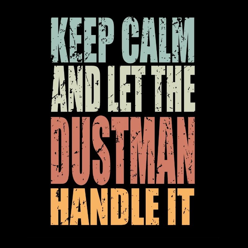 Keep Calm Müllmann Spruch Müllmann Geschenk