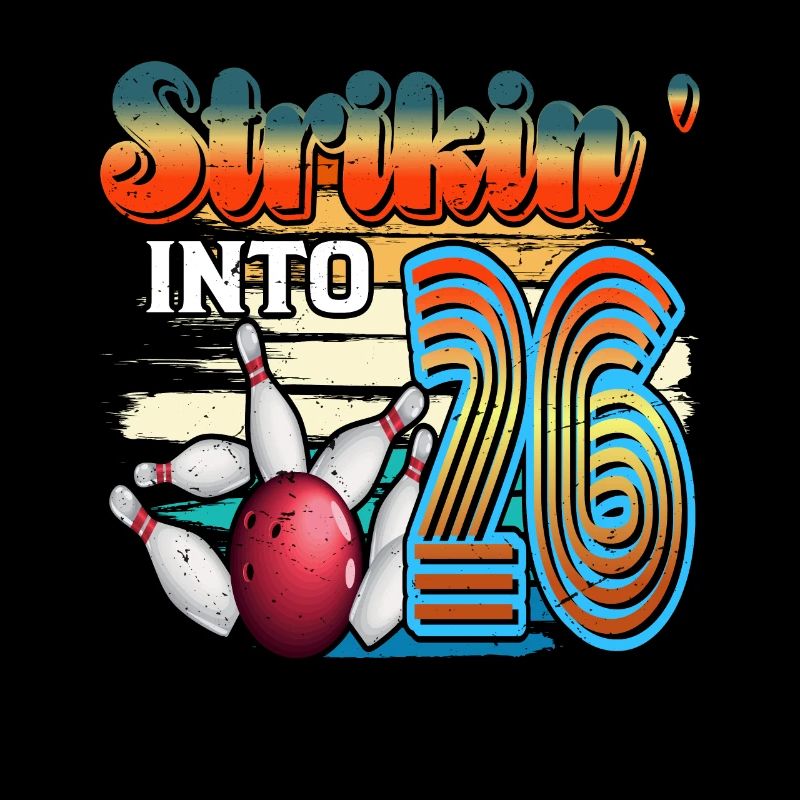 Célébration du Bowling Bowler Strikin' Into 26 pour le 26e anniversaire du Bowling Bowler