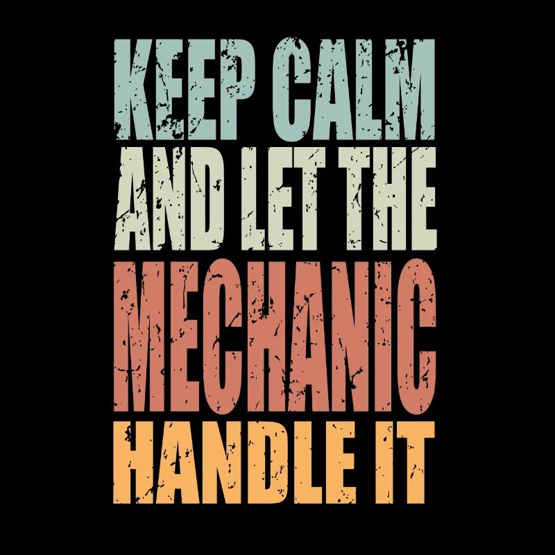 Keep Calm Mechaniker Spruch Mechaniker Geschenk