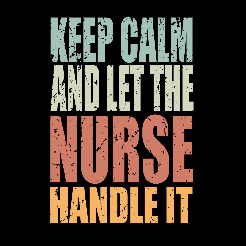 Keep Calm Krankenschwester Spruch Krankenschwester