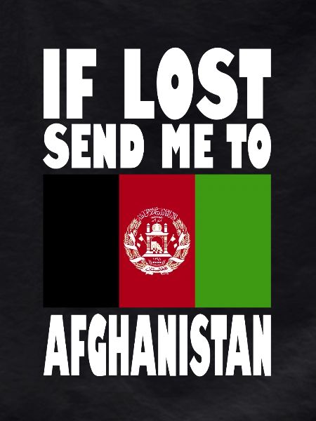 Afghanistan Flag Slogan