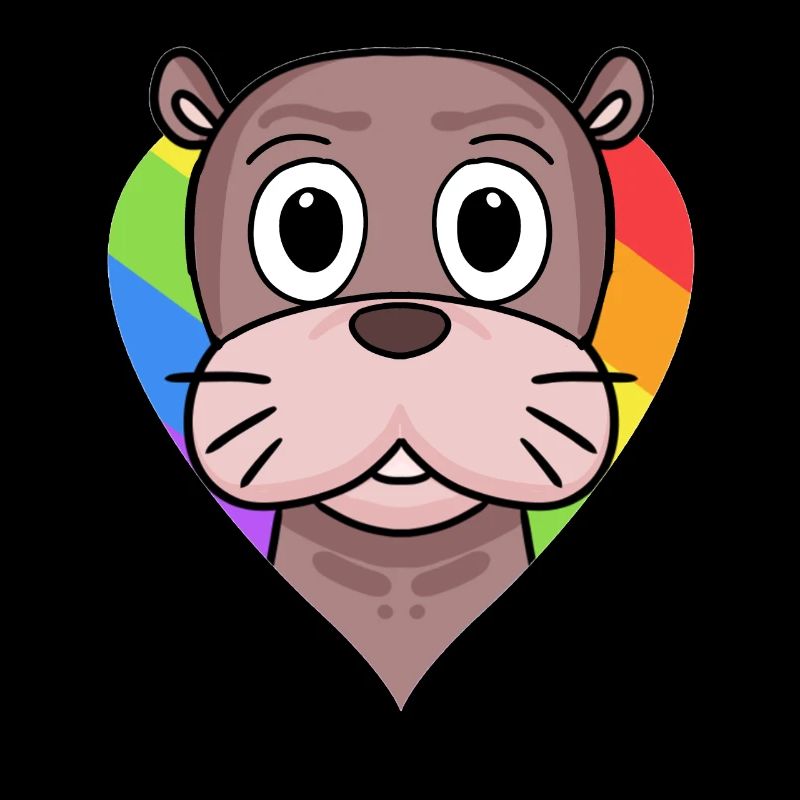 Seelöwe Lgbt Regenbogen Farben