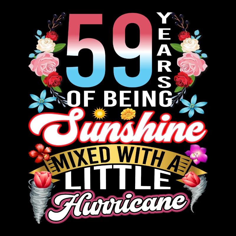 59 years of sunshine mixed with a small