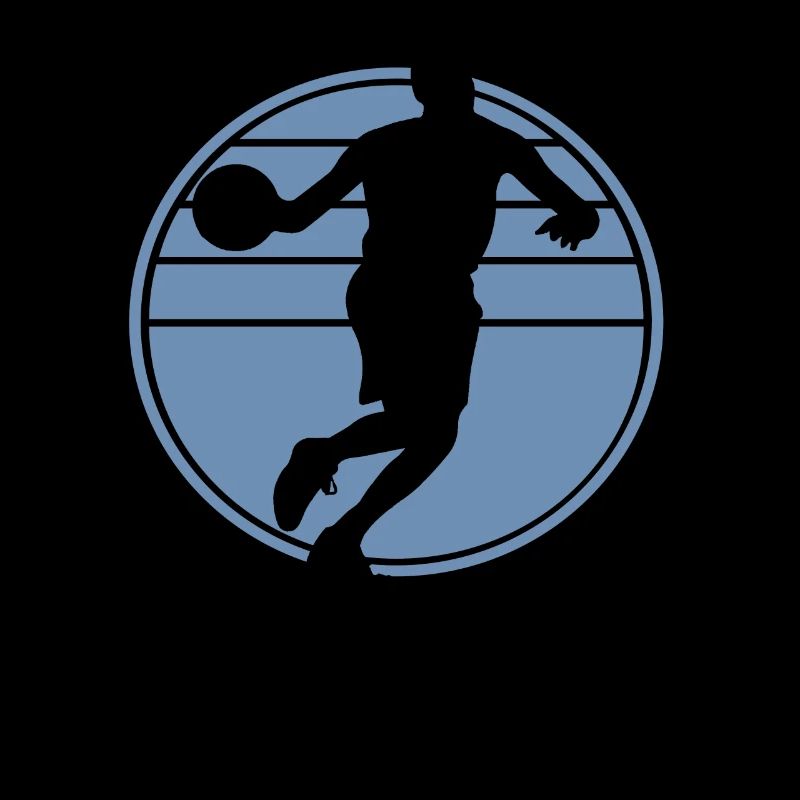 Basketteur Basketball Sunset Design rétro