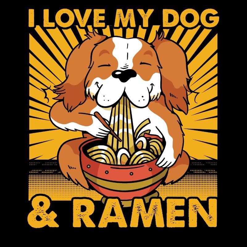 J’adore mon chien et mes ramen