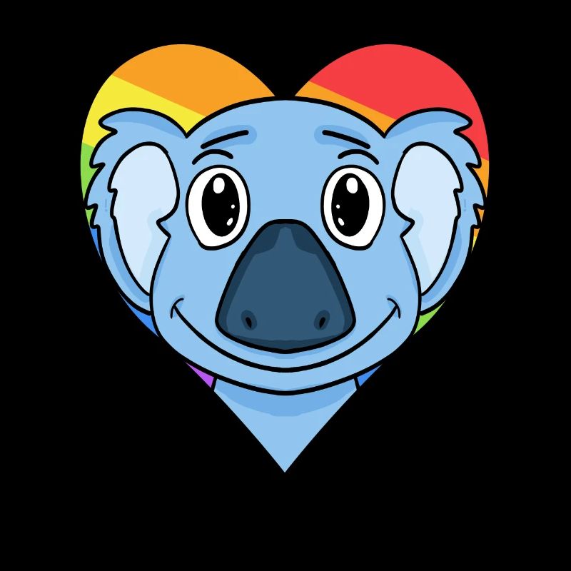 LGBT Tier Koala Regenbogen