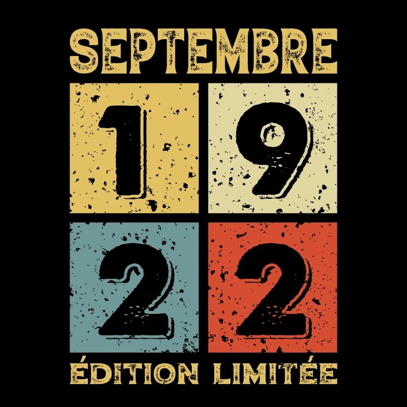 Septembre 1922 Original Idée Cadeau Anniversaire
