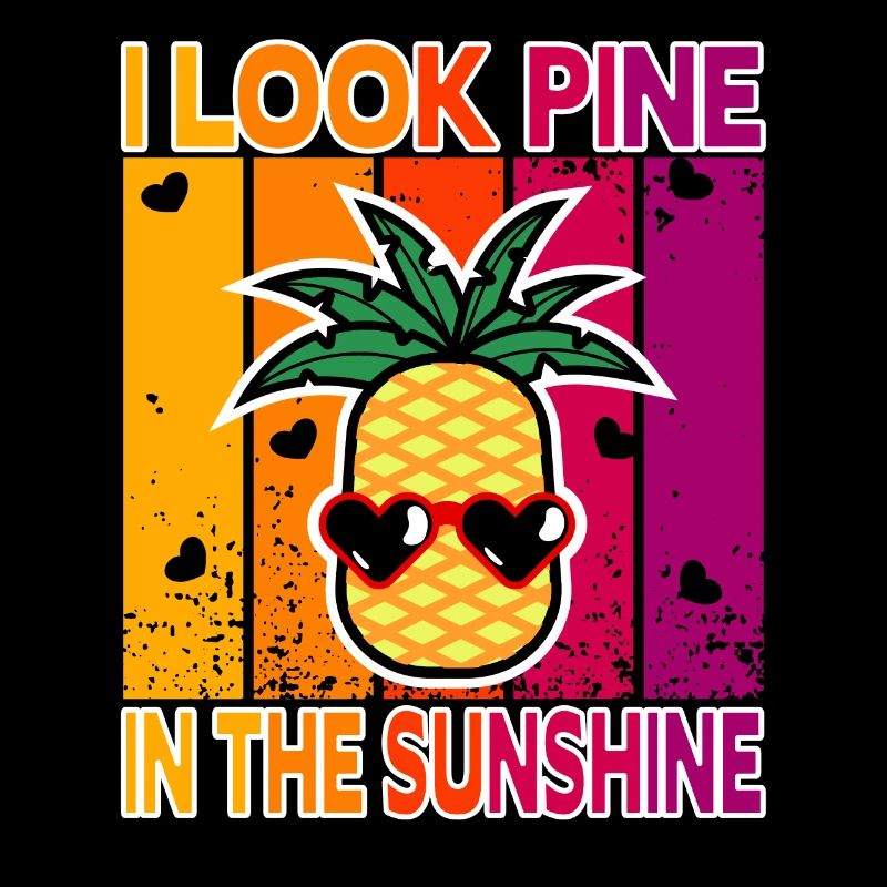 Je regarde le pin au soleil