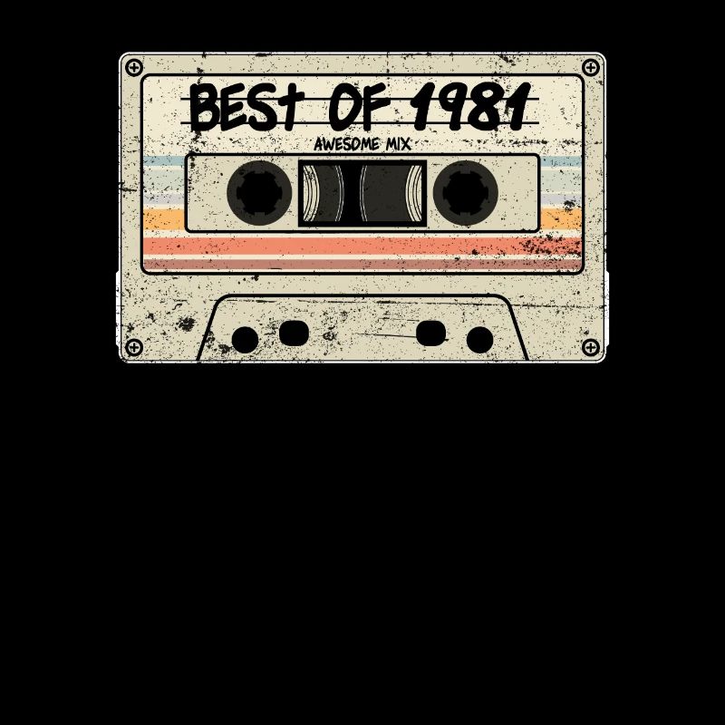 Le meilleur de 1981 Cassette Retro Tape