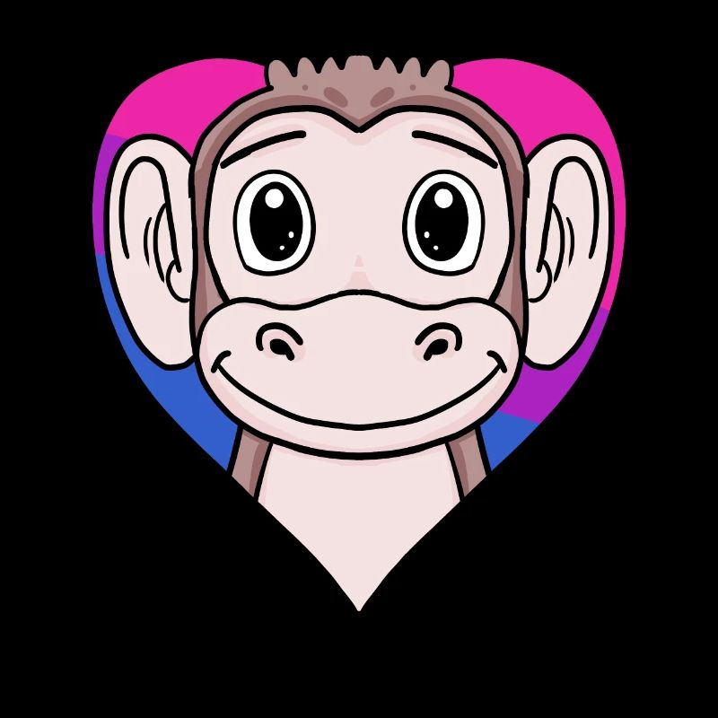 Cadeau de singe bisexuel