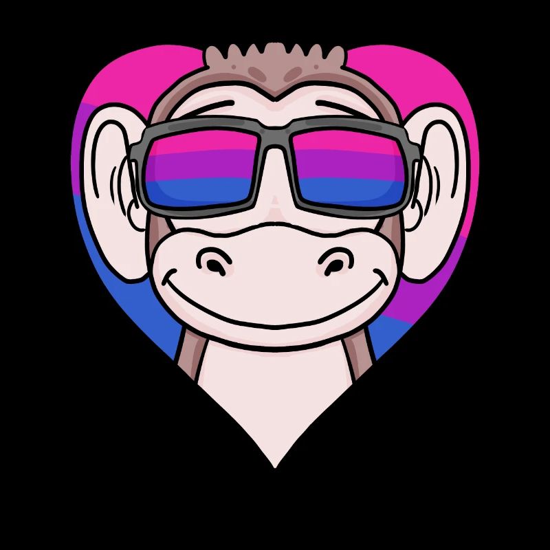 Cadeau de singe bisexuel