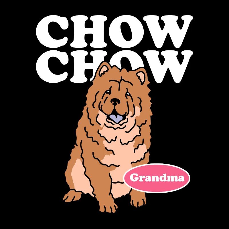 Chow Chow Grand-mère | Cadeau de propriétaire de chien de chien