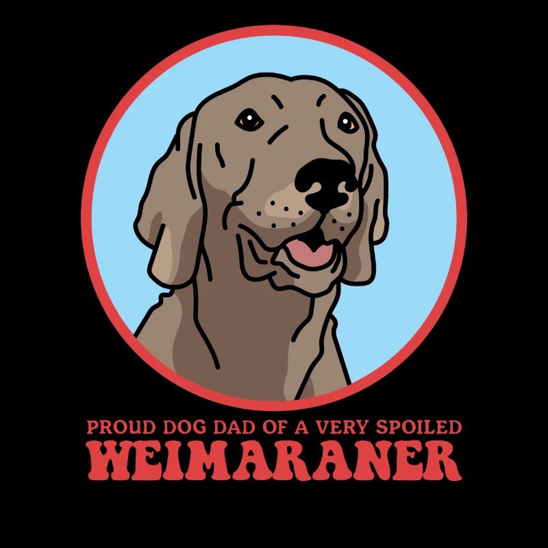 Weimaraner Dad Hundebesitzer Hunde Geschenk