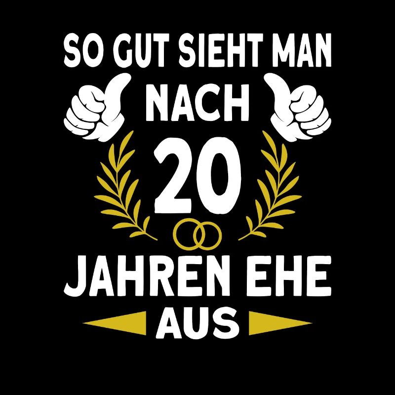 Porzellanhochzeit 20 Hochzeitstag Ehemann Ehefrau