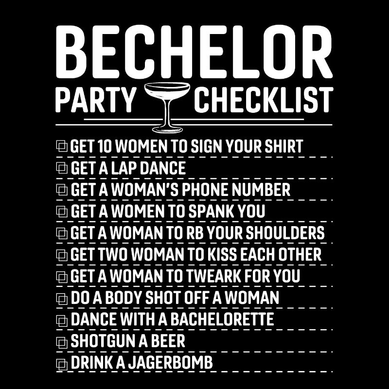 Liste De Contrôle Pour La Fête De Bechlor