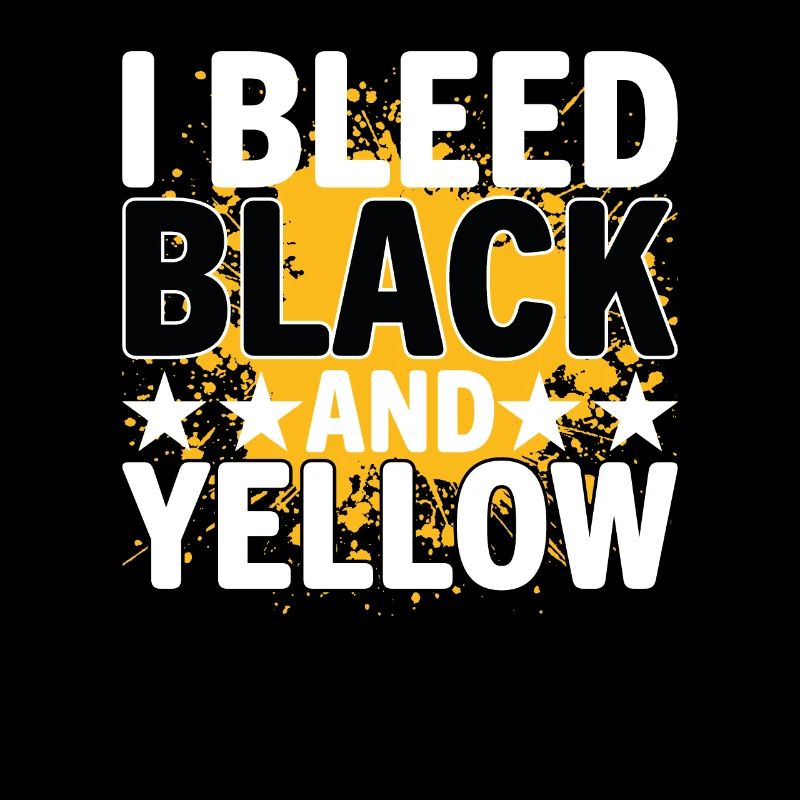 I Bleed Black And Yellow Je Saigne Noir Et Jaune
