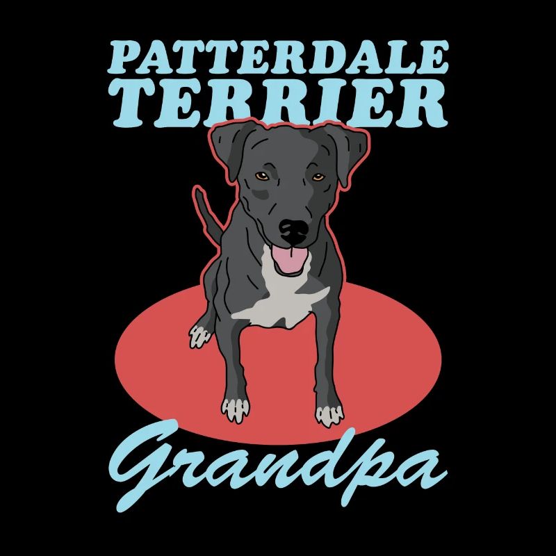 Patterdale Terrier Grandpa Hundehalter Geschenk