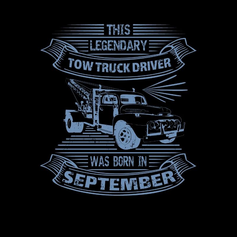 Legendärer Abschleppwagenfahrer im September