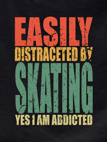 Skating saying funny