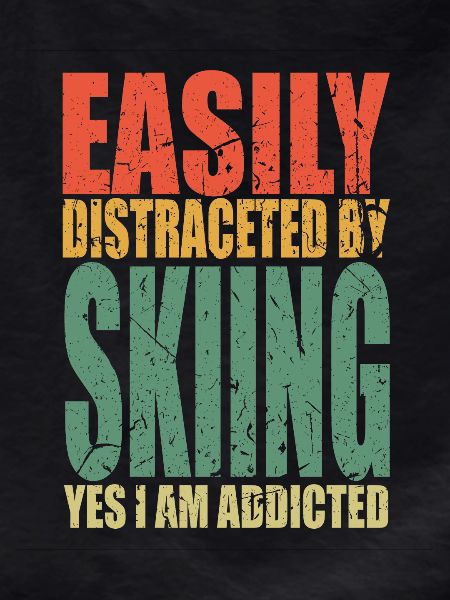 Skiing saying funny