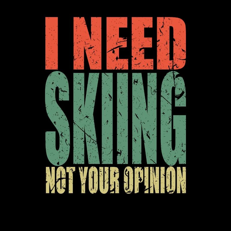 Skiing Spruch lustig