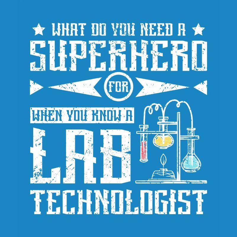 Superhero lab technologist