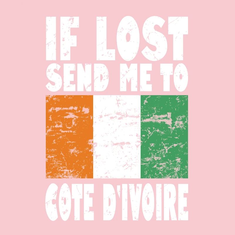 Cote Dívoire Flag Saying