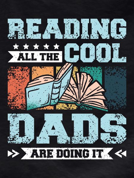 Dad fahther reading books