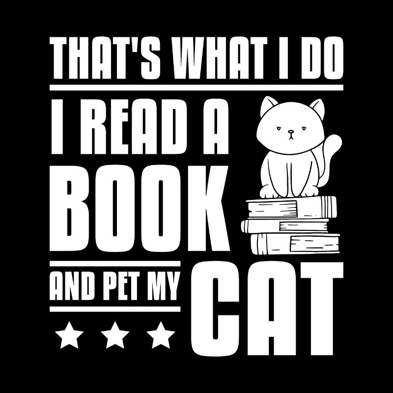 Read a book pet a cat