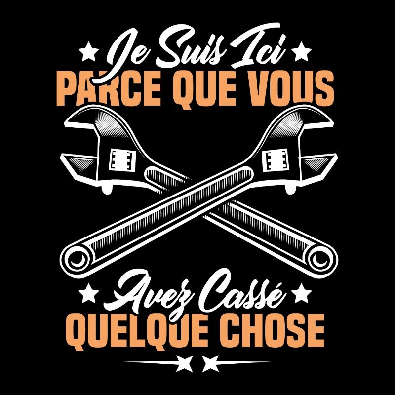 Je suis ici parce que vous avez cassé quelque chos