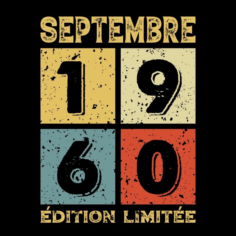 Septembre 1960 Original Idée Cadeau Anniversaire