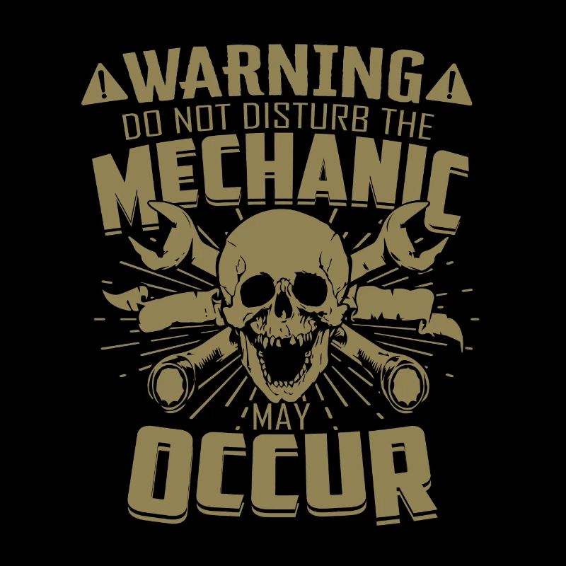 Do not disturb the mechanic Serious injuries