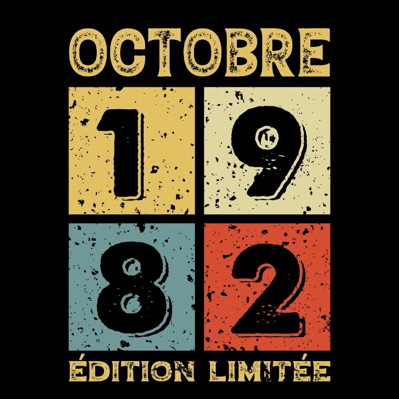 Octobre 1982 Édition Limitée Anniversaire Vintage