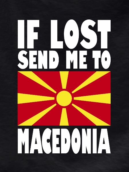 Macedonia Flag Slogan