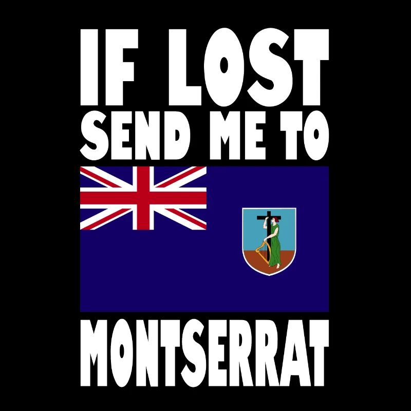Montserrat Flagge Spruch
