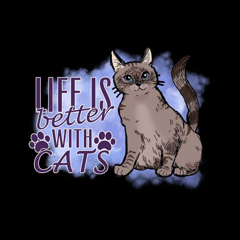 Das Leben ist besser mit Katzenkinderkitten