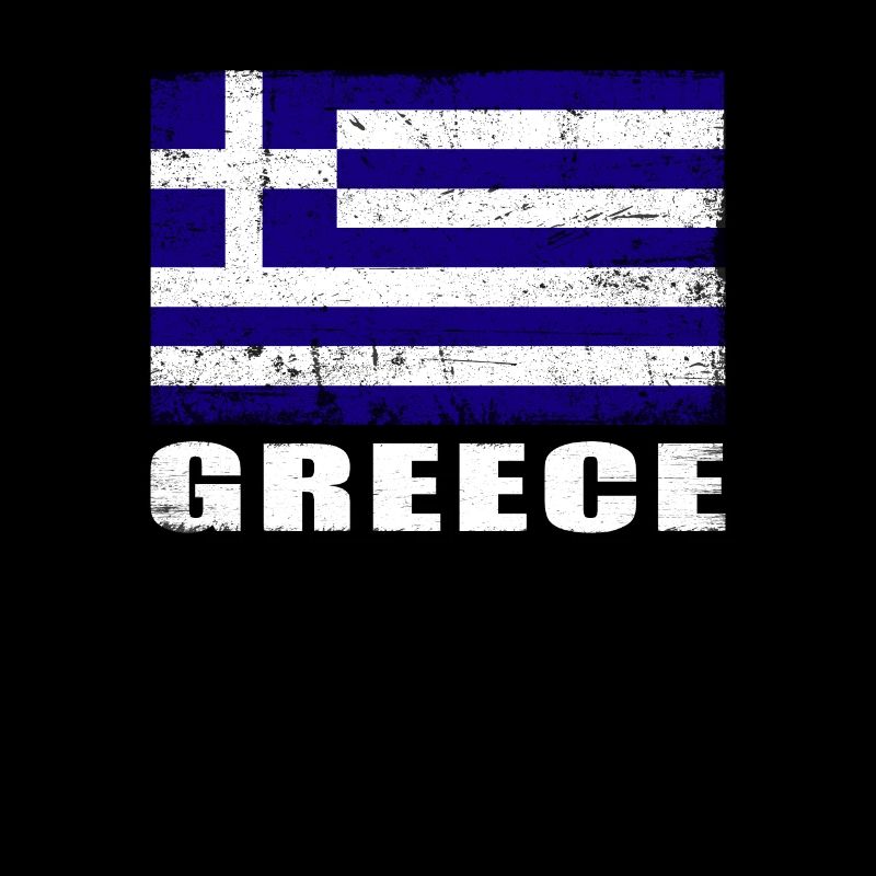Grèce Drapeau Grunge Grèce Drapeau