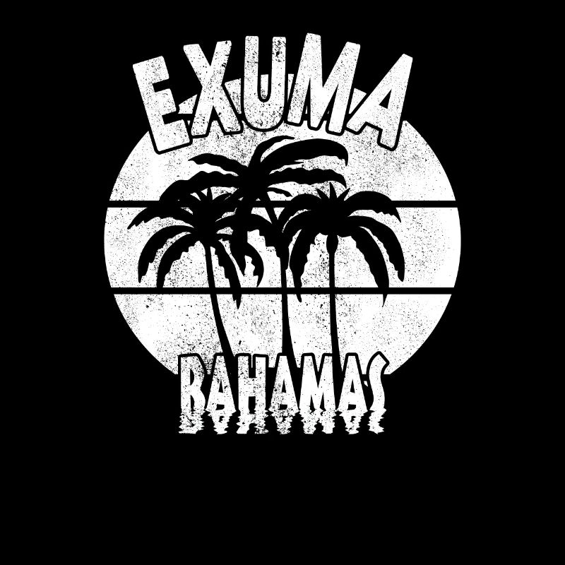 Vintage Exuma Bahamas Sunset