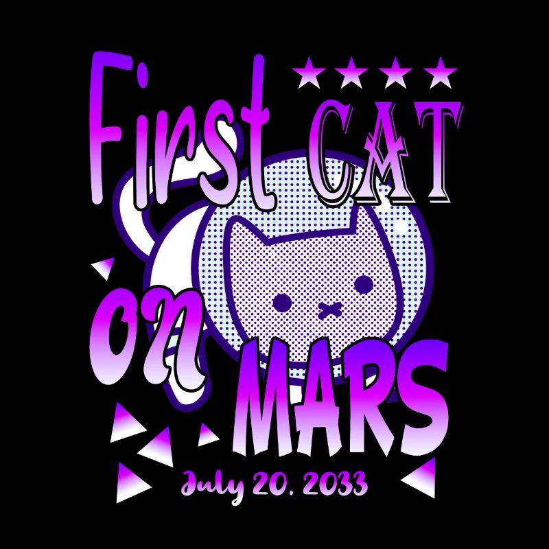 Premier chat sur Mars