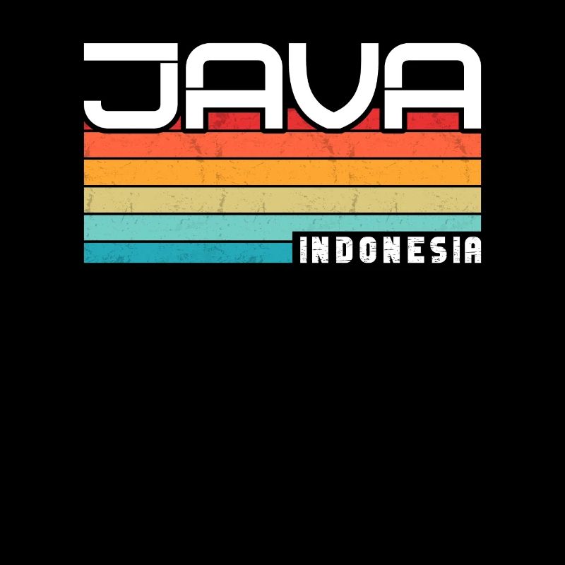Vintage Holiday Trip Java Indonesia Asia