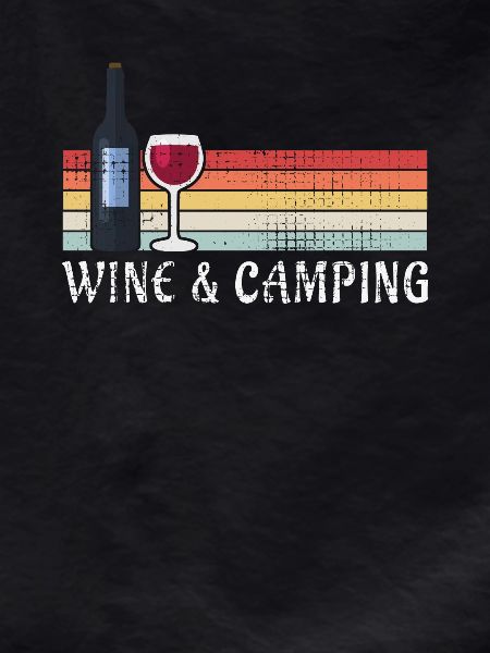 Camping Drinking Wine