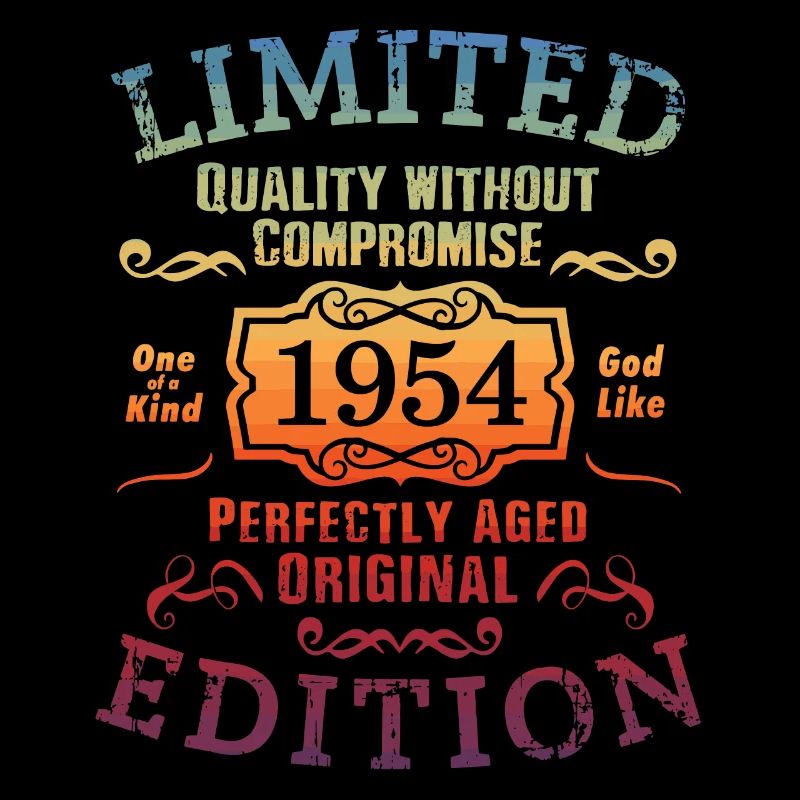 Birthday 1954 Limited Edition Gift Used Cool