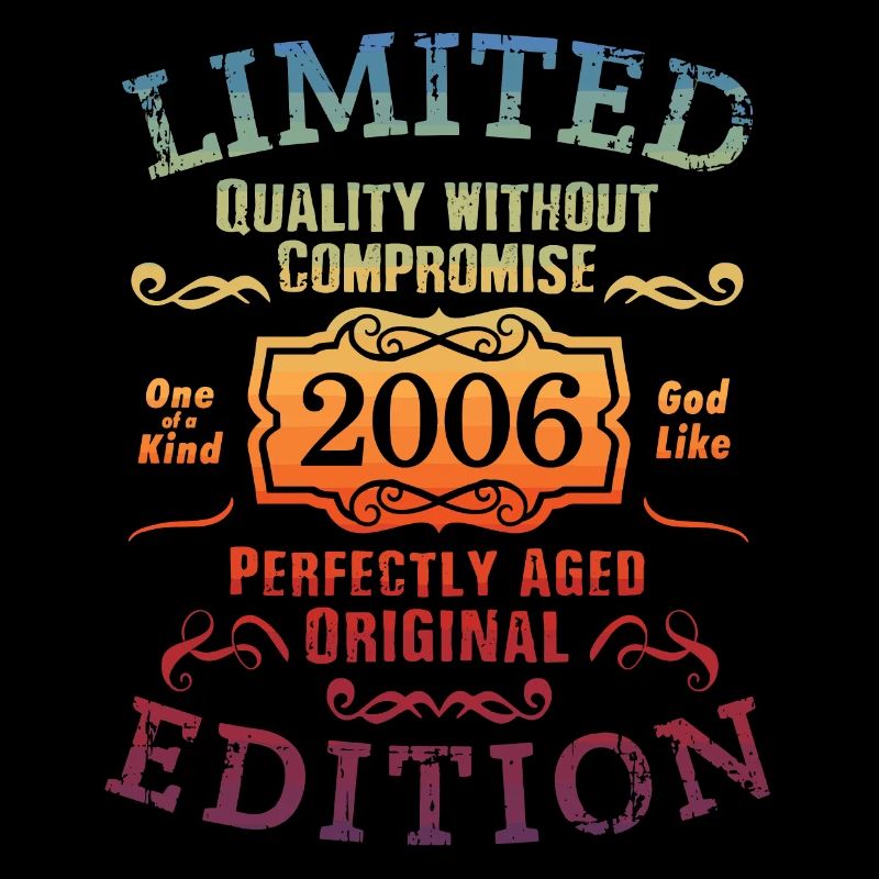 Anniversaire 2006 Édition Limitée Cadeau Occasion Cool
